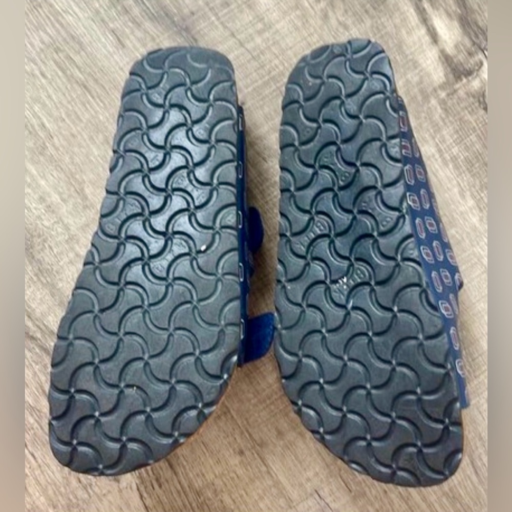 Birkenstock Blue Patterned Sandals - Picture 4 of 5